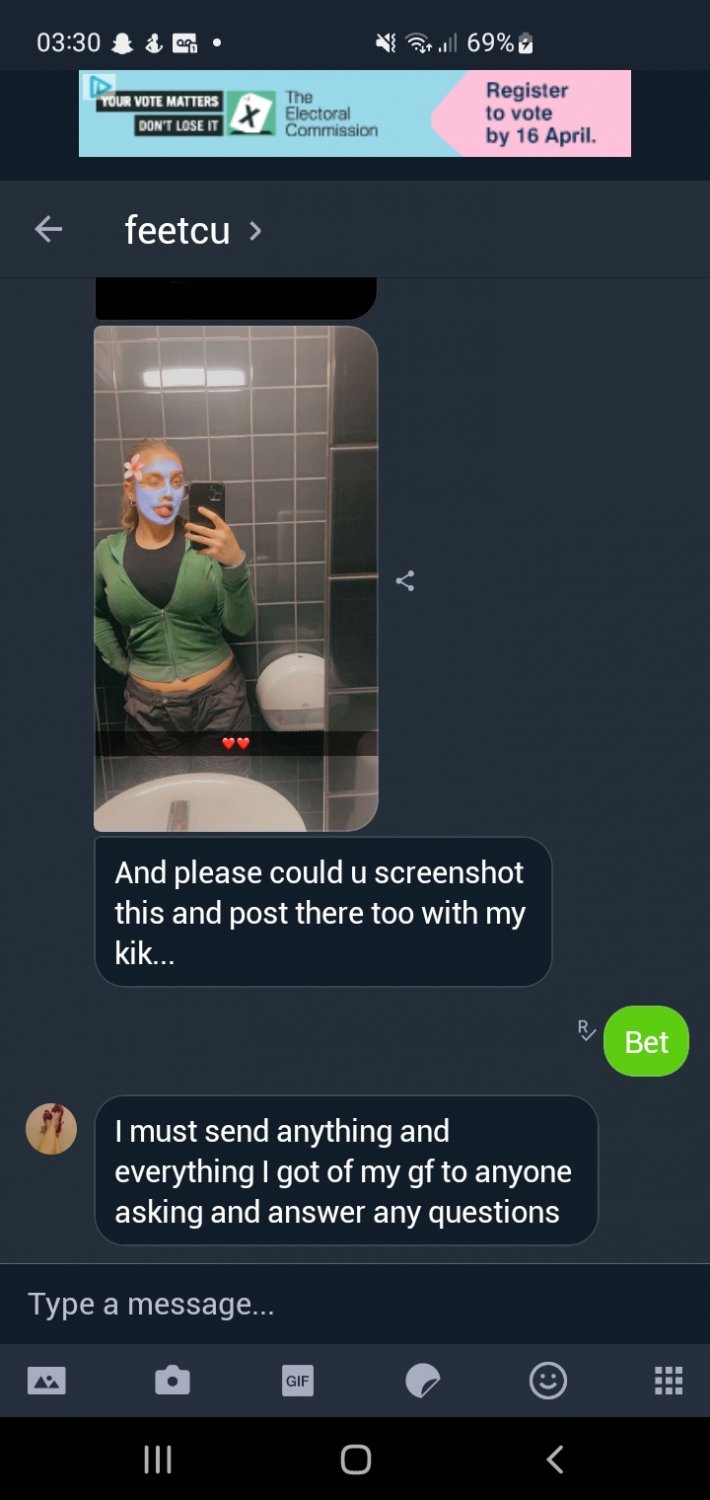 Slut girlfriend exposed. Kik x_connor_xz for the same treatment! #1FVQXktc