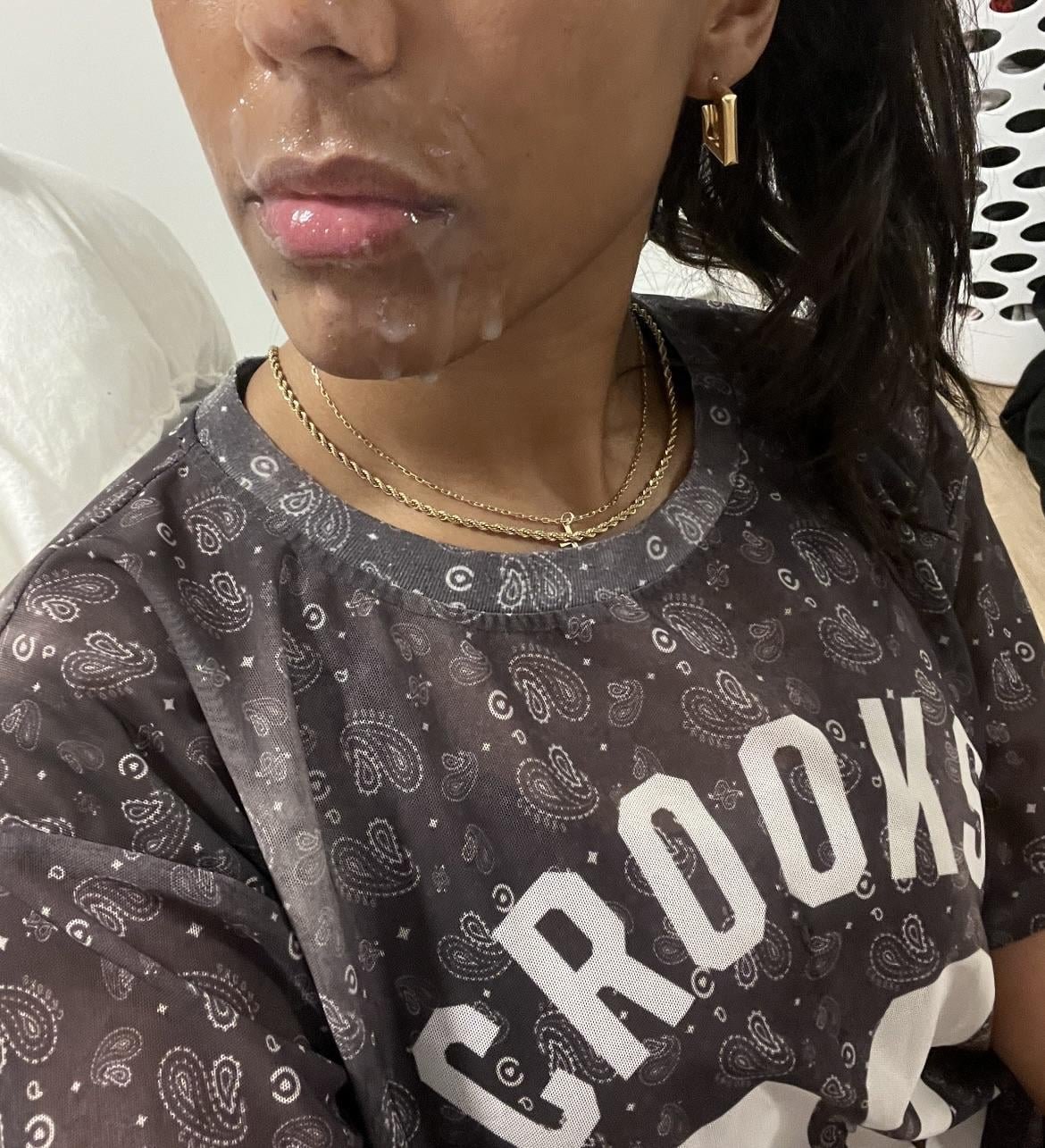 Ebony Cum Face #O8FQD4IZ