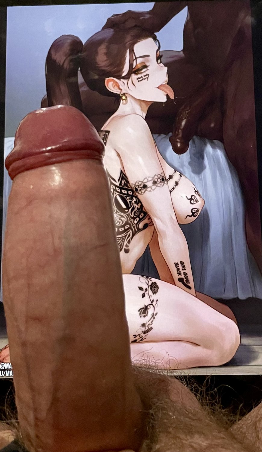 Blacked ♠️ QoS ♠️ Hentai Cock Tribute 8 #qtHixg8d